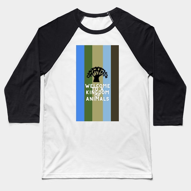 Animal Kingdom Aesthetic Baseball T-Shirt by broadwaymae